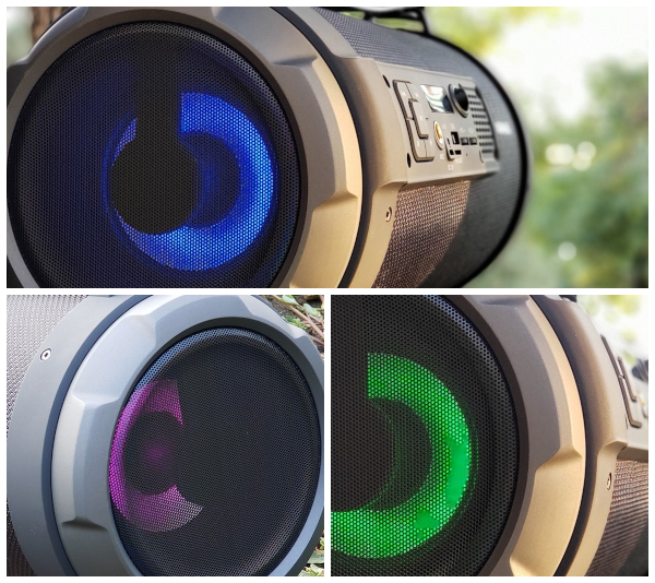 Динамики Real-EL X-730 обладают RGB подсветкой