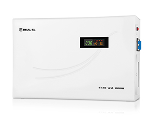 Стабілізатор напруги мережі  REAL-EL STAB WM-10000