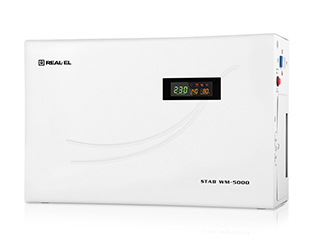 Стабілізатор напруги мережі  REAL-EL STAB WM-5000