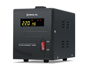 Стабілізатор напруги мережі  REAL-EL STAB ENERGY-500