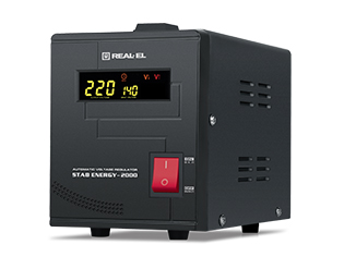 Стабілізатор напруги мережі  REAL-EL STAB ENERGY-2000