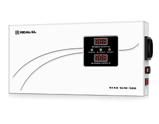 Стабілізатор напруги  REAL-EL STAB SLIM-500